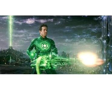 Bild des Tages: Green Lantern mit Gatling Kanone
