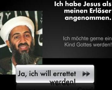 Wofür wir gern werben: Jesus als Retter