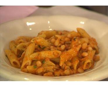 Pasta mit Weißen Bohnen