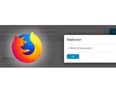 Firefox 59.0.3 beseitigt Probleme mit Windows 10 April 2018