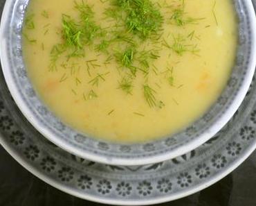 Zitronige Kartoffelcremesuppe