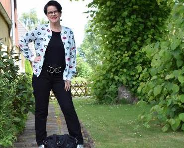 Hingucker des Tages – Blouson mit Kussmund von Thomas Rath