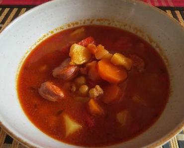 Tomatiger Kichererbseneintopf mit Chorizo und Pimentón de la Vera