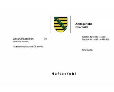 Haftbefehl Chemnitz