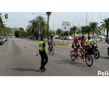 Palmas Passeig Marítim am Sonntagmorgen geschlossen