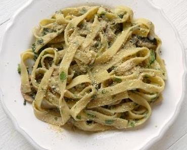 Pasta Alfredo – vegan und mit Pilzen