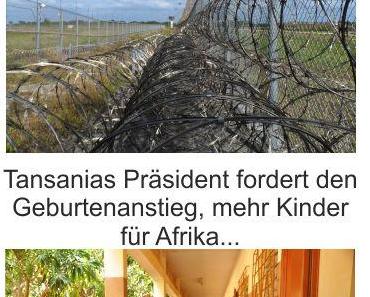 Deutschland ist gefangen in seinen eigenen Gesetzen, keine Rückführung und kein Wegsperren. Afrikanischer Präsident plädiert für einen Geburtenanstieg