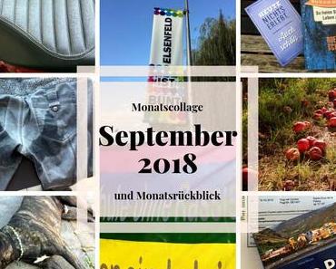 Wir sind bunt und wir sind anders! Monatscollage September 2018