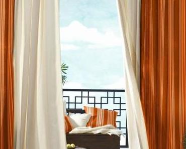 Einfach Vorhänge Aussenbereich
 Ideen