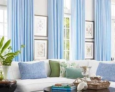 Vorzüglich Blaue Vorhänge
 Design