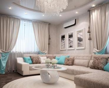 Stilvoll Türkise Vorhänge
 Design