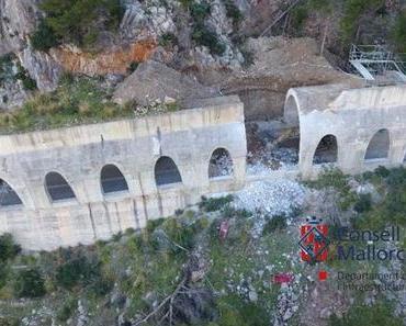 Wiederaufbau des „Tunnels“ von Estellencs