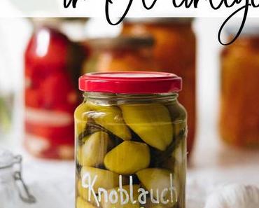 Knoblauch in Öl einlegen