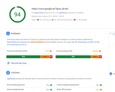 Google Page Speed Tool – Update