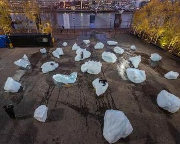 Olafur Eliasson bringt Eisberge nach London als Statement gegen die Klimakrise