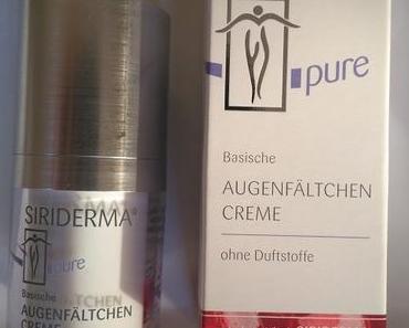 [Werbung] SIRIDERMA pure Basische Augenfältchen Creme + Kneipp Duftwelten NO. 1 Tiefenentspannung