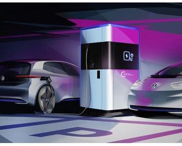 VW präsentiert Schnellladesäulen