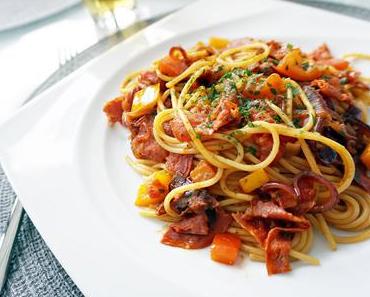 Nudelpfanne mit Chorizo