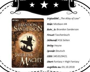 Brandon Sanderson – Jäger der Macht