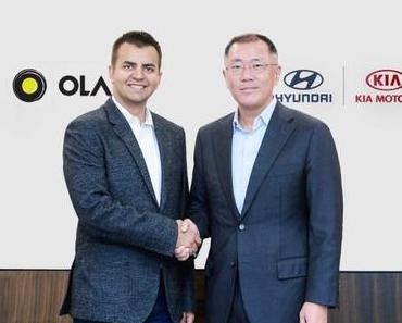 Hyundai und Kia investieren 300 Millionen Dollar in Ola