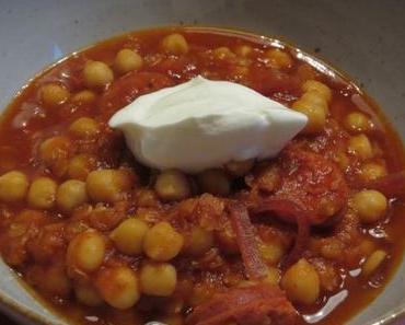 Kichererbsen-Linseneintopf mit Chorizo
