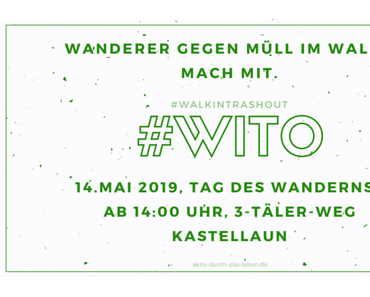 Unser erstes #WITO – Wandern gegen Müll im Wald