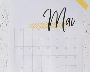 Freebie Kalender 2019 – Mai