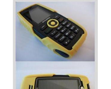 Hier ist es, mein Solarhandy