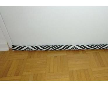 Ein Zebra gegen Zugluft