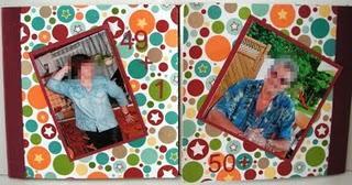 ..Album mit Designerpapieren...