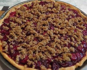 Sauerkirschtarte mit Streuseln