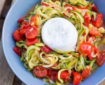 Zoodles mit Burrata