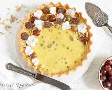 Fruchtige Stachelbeertarte mit Skyr-Schmand-Guss