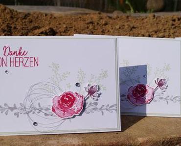 Danke mit Eisblüten im Sommer