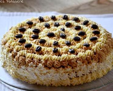 Zweifarbige Espresso-Torte [Wieder eine Torte ohne Worte - und ohne Gelatine!]