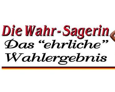 Das ehrliche Wahlergebnis, Sachsen und Brandenburg