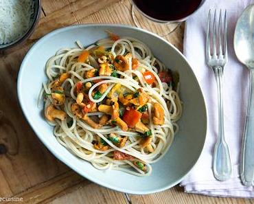 Spaghetti mit Pfifferlingen