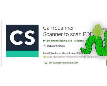 Android-App CamScanner wieder im Play Store