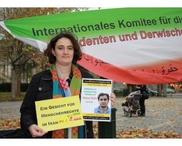 Weltweit: Menschen zeigen ihr Gesicht in Solidarität mit Journalisten, Anwälten, Frauen, Gewerkschafter, Sufi, Bahai, Studenten, Minderheiten , die im Iran verfolgt, bedroht, eingeschüchtert und getötet werden: Ein Gesicht für Menschenrechte im Iran