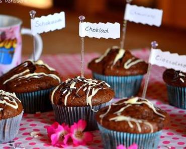 Super einfache Schoko-Muffins mit Kern [All-in-Teig]