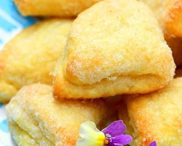 Easy Quarkfächer mit Vanillezucker und nur 4 Zutaten!