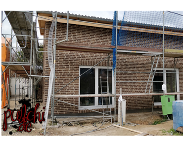 #0945 [Session-Life] Bautagebuch ~ Fugenarbeiten ~ Das Haus ist verfugt