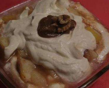 Maronen-Birnen-Dessert