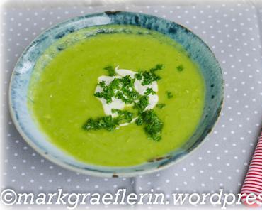 Samstagseintopf: Grüne Erbsensuppe