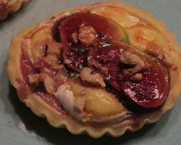 Herzhafte Camembert-Feigen-Tartelettes