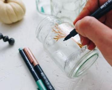 DIY Advent: Kranz aus Gläsern