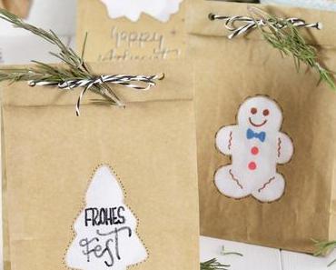 DIY Geschenktüten mit Weihnachtsmotiven | #createyourselfamerrylittlechristmas – Türchen Nr. 12