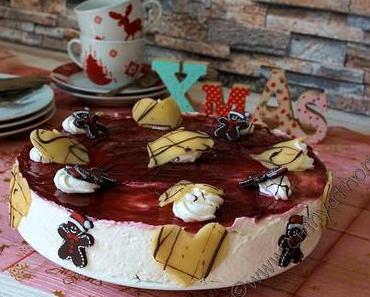 Spekulatius, Lebkuchengewuerz und karamellisierte Walnüsse ergeben meine Weihnachtstorte #Rezept #Food #MerryChristmas