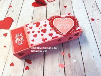 Klappbox Verpackung zum Valentinstag