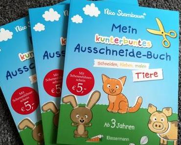 Schnippeln, Kleben & Malen - Das neue Ausschneidebuch "Tiere" von Nico Sternbaum & Gewinnspiel